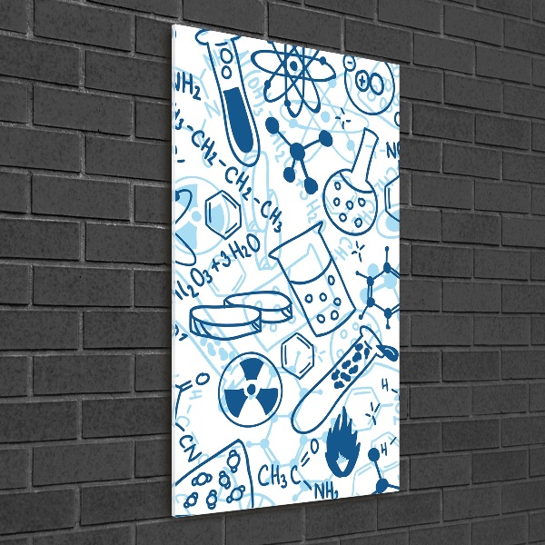 Foto auf glas vertikales Hintergrund in Chemie