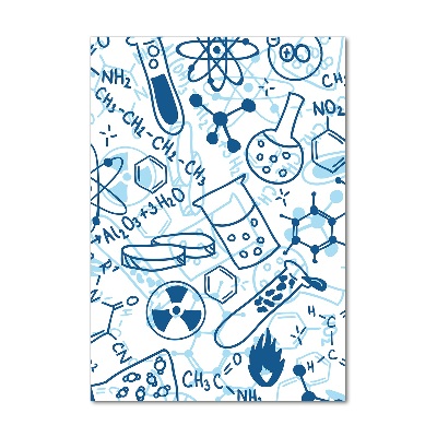 Foto auf glas vertikales Hintergrund in Chemie