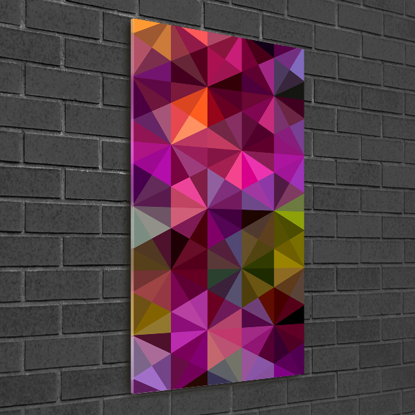 Bild aus glas vertikales Abstrakte Wellen