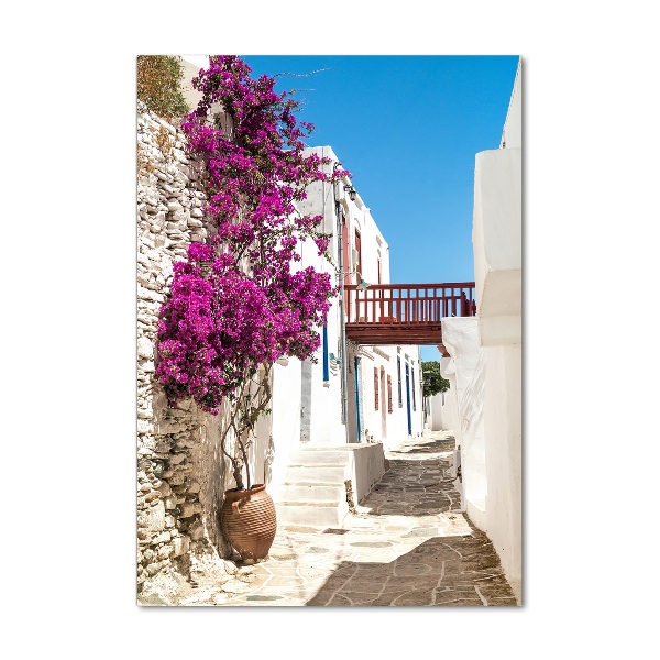 Foto auf glas vertikales Griechische Straßen