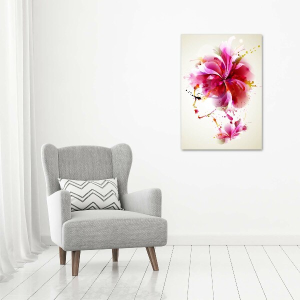 Bild aus glas vertikales Abstrakte Frau