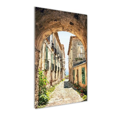 Foto auf glas vertikales Italienische Straßen