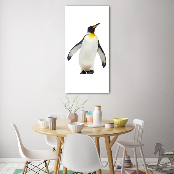 Foto auf glas vertikales Pinguin