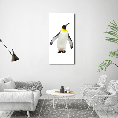 Foto auf glas vertikales Pinguin
