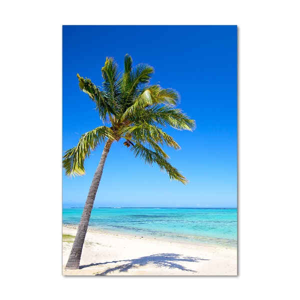 Foto auf glas vertikales Tropischer Strand