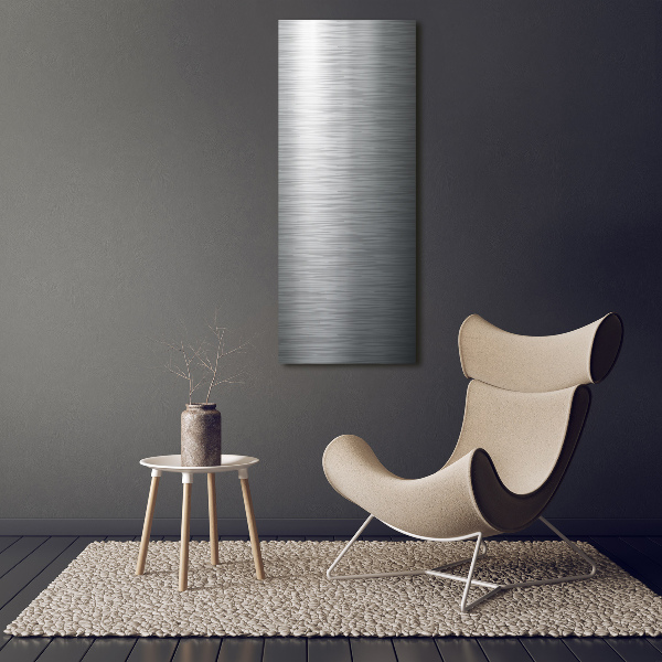 Bild aus glas vertikales Metallischer Hintergrund