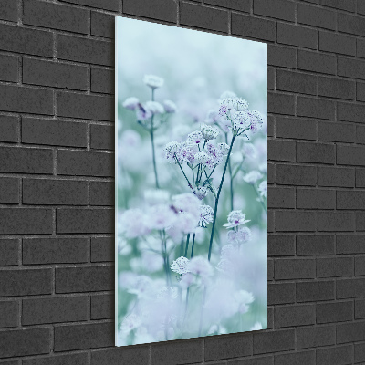 Glasbild vertikales Jochmädchen