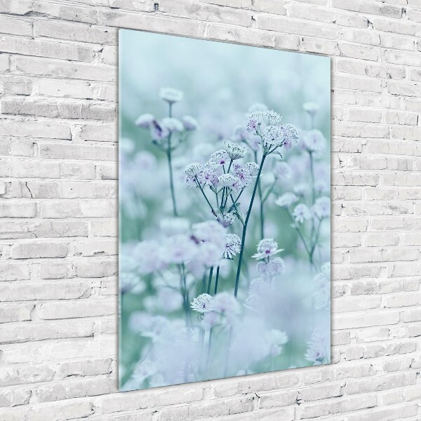 Glasbild vertikales Jochmädchen