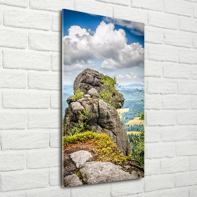 Foto auf glas vertikales Szczeliniec Wielki