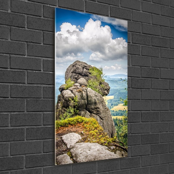 Foto auf glas vertikales Szczeliniec Wielki