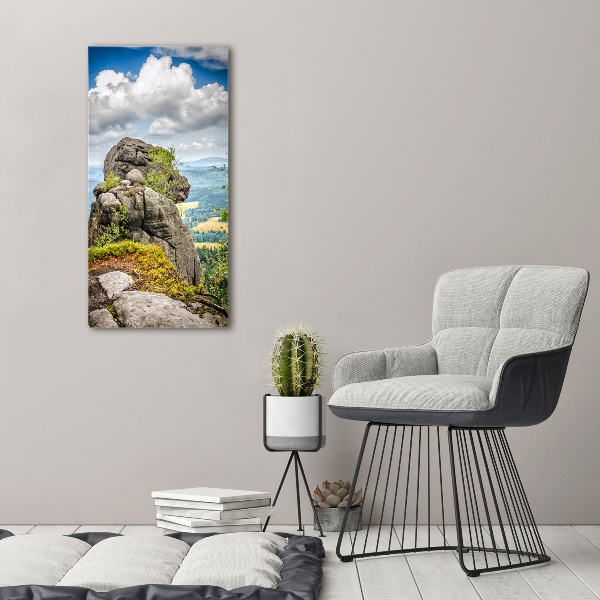 Foto auf glas vertikales Szczeliniec Wielki