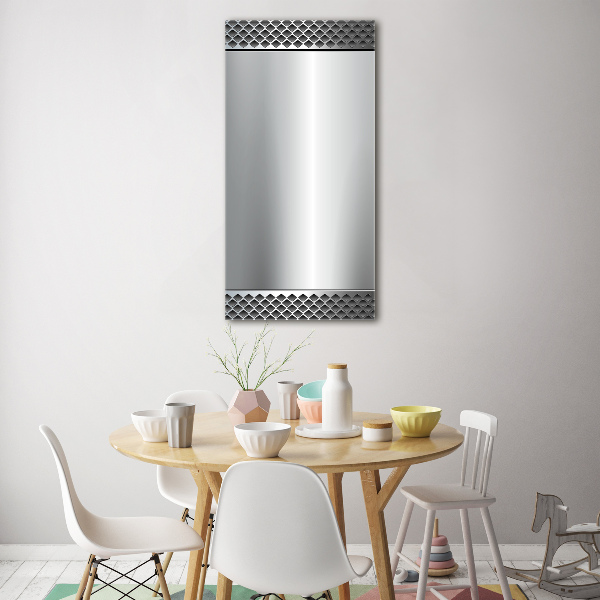 Foto auf glas vertikales Metallischer Hintergrund