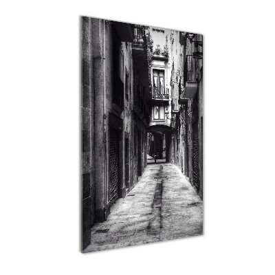 Glasbild vertikales Barcelona, ​​Spanien