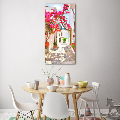 Foto auf glas vertikales Griechische Straßen