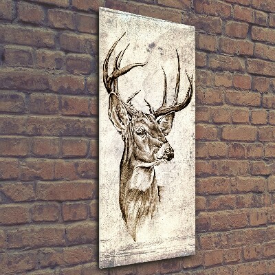 Foto auf glas vertikales Reh