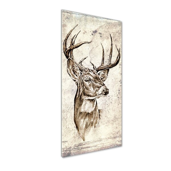 Foto auf glas vertikales Reh