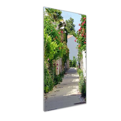 Bild aus glas vertikales Französische Straßen