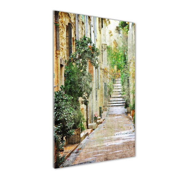Foto auf glas vertikales Italienische Straßen