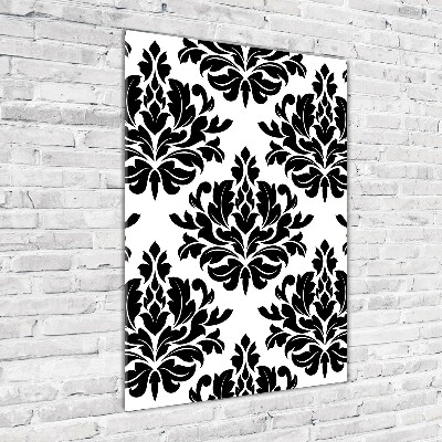 Bild aus glas vertikales Ornamente