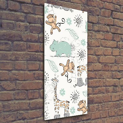 Foto auf glas vertikales Tiere Afrikas