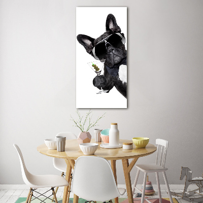 Foto auf glas vertikales Piez mit Martini