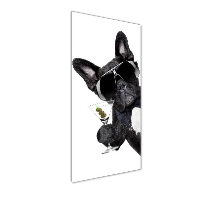 Foto auf glas vertikales Piez mit Martini