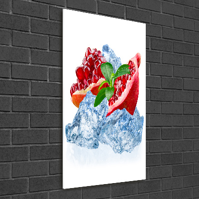 Bild aus glas vertikales Granate