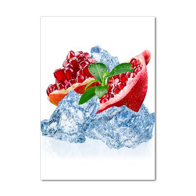 Bild aus glas vertikales Granate