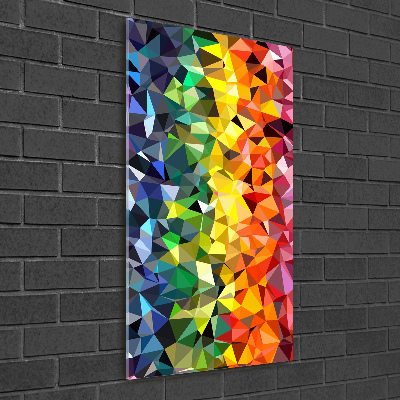 Foto auf glas vertikales Geometrischer Hintergrund