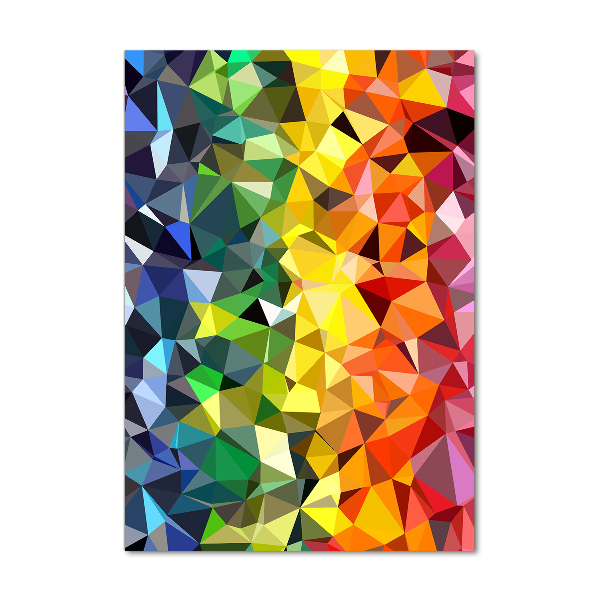 Foto auf glas vertikales Geometrischer Hintergrund