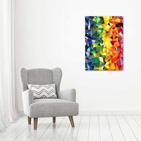 Foto auf glas vertikales Geometrischer Hintergrund