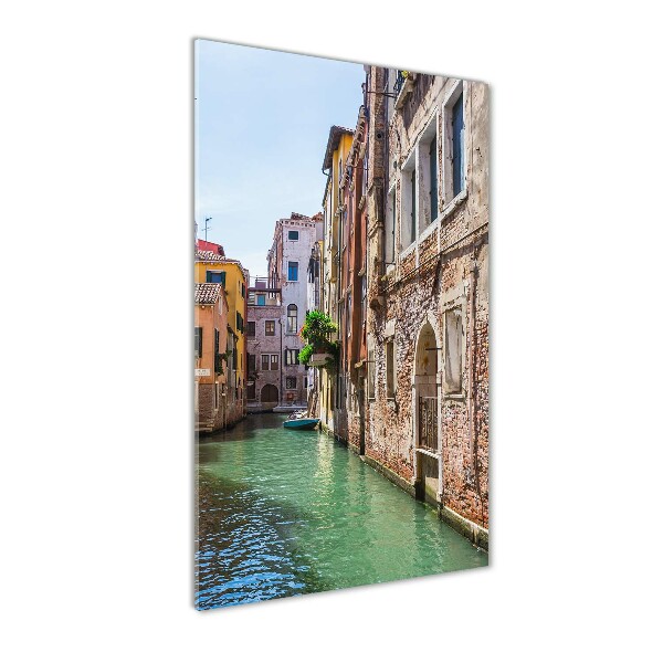 Bild aus glas vertikales Venedig, Italien