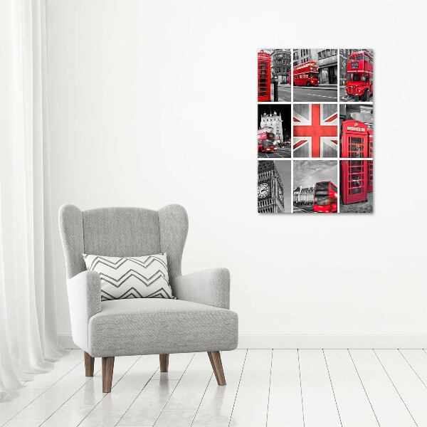 Bild aus glas vertikales London College