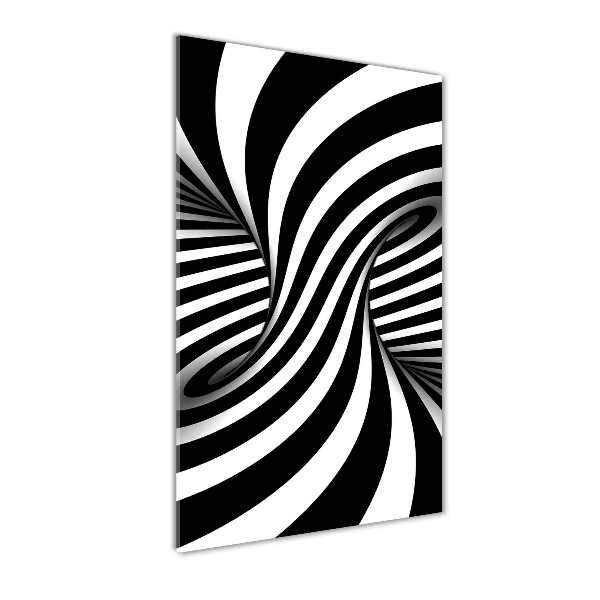 Foto auf glas vertikales Abstrakter Wirbel