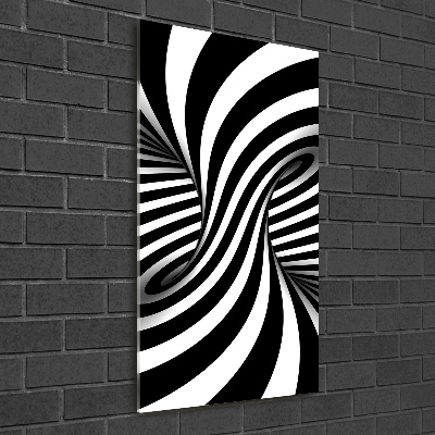 Foto auf glas vertikales Abstrakter Wirbel