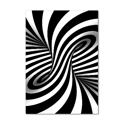 Foto auf glas vertikales Abstrakter Wirbel