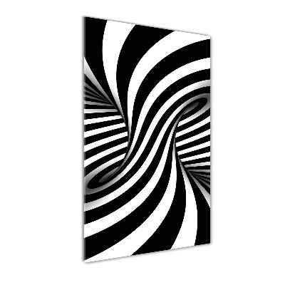 Foto auf glas vertikales Abstrakter Wirbel