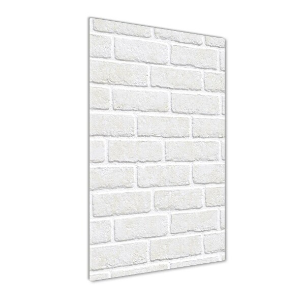 Foto auf glas vertikales Ziegelmauer