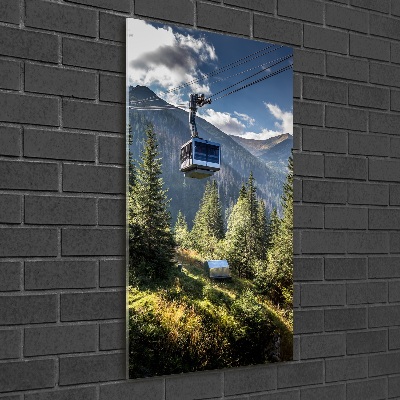 Bild aus glas vertikales Achterbahn