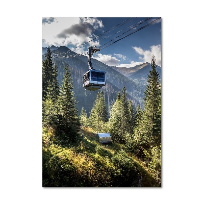 Bild aus glas vertikales Achterbahn