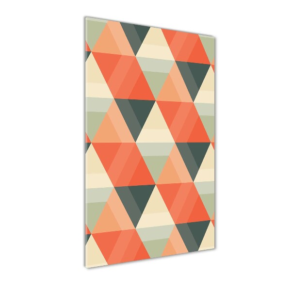 Foto auf glas vertikales Geometrischer Hintergrund