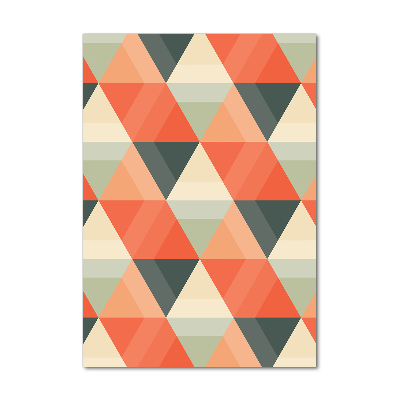 Foto auf glas vertikales Geometrischer Hintergrund