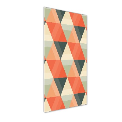 Foto auf glas vertikales Geometrischer Hintergrund