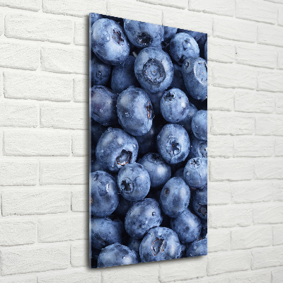 Glasbild vertikales Beeren