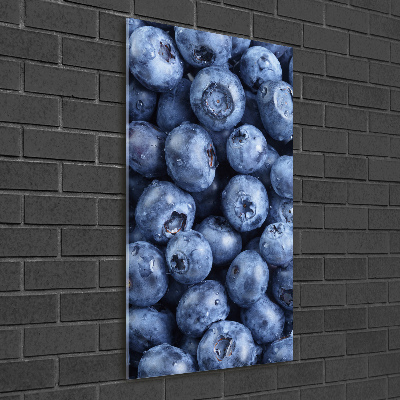 Glasbild vertikales Beeren