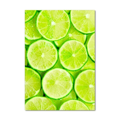 Glasbild vertikales Limes