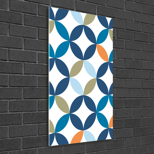 Foto auf glas vertikales Geometrischer Hintergrund