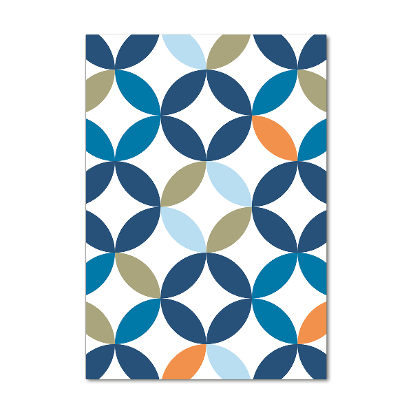 Foto auf glas vertikales Geometrischer Hintergrund