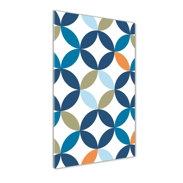 Foto auf glas vertikales Geometrischer Hintergrund