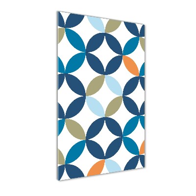 Foto auf glas vertikales Geometrischer Hintergrund